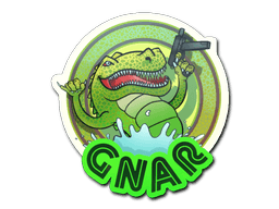 Sticker Slab | Green Gnar
