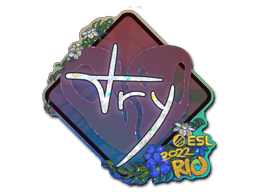 Sticker Slab | TRY (Glitter) | Rio 2022