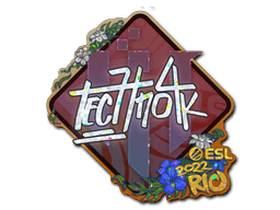 Sticker Slab | Techno4K (Glitter) | Rio 2022