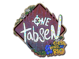 Sticker Slab | tabseN (Glitter) | Rio 2022