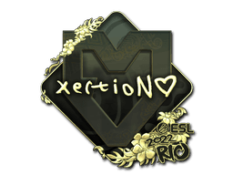 Sticker Slab | xertioN (Gold) | Rio 2022