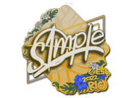 Sticker Slab | s1mple | Rio 2022