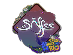 Sticker Slab | saffee (Glitter) | Rio 2022