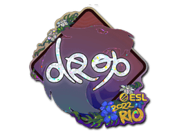 Sticker Slab | drop (Glitter) | Rio 2022
