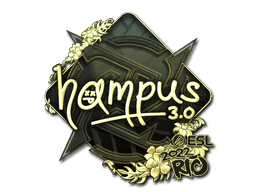 Sticker Slab | hampus (Gold) | Rio 2022