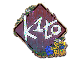 Sticker Slab | k1to (Glitter) | Rio 2022