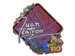 Sticker Slab | juanflatroo (Glitter) | Rio 2022