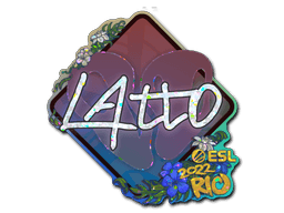 Sticker Slab | latto (Glitter) | Rio 2022