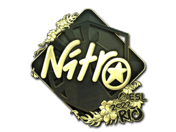 Sticker Slab | nitr0 (Gold) | Rio 2022