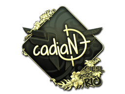 Sticker Slab | cadiaN (Gold) | Rio 2022