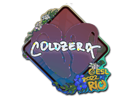 Sticker Slab | coldzera (Glitter) | Rio 2022