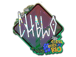 Sticker Slab | chelo (Glitter) | Rio 2022