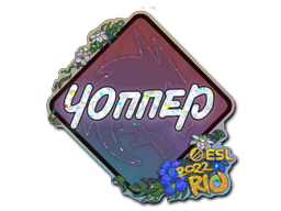 Sticker Slab | chopper (Glitter) | Rio 2022