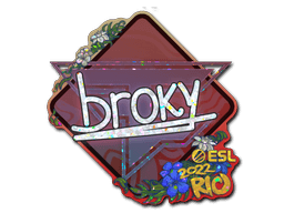 Sticker Slab | broky (Glitter) | Rio 2022