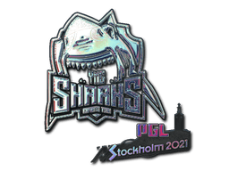 Sticker Slab | Sharks Esports (Holo) | Stockholm 2021