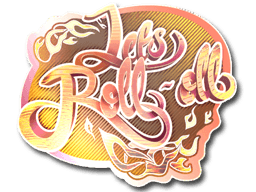 Sticker Slab | Let's Roll-oll (Holo)