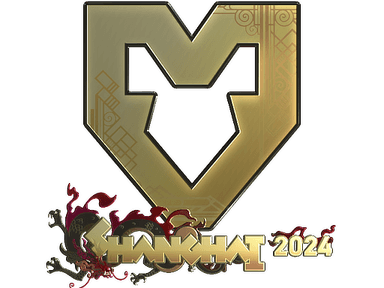 Sticker Slab | MOUZ (Gold) | Shanghai 2024