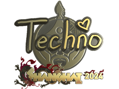 Sticker Slab | Techno4K (Gold) | Shanghai 2024