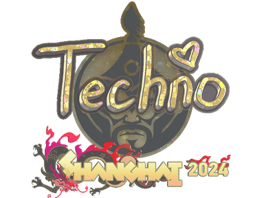 Sticker Slab | Techno4K (Glitter) | Shanghai 2024