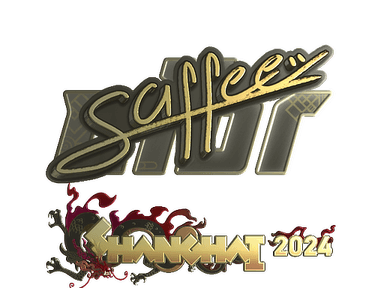 Sticker Slab | saffee (Gold) | Shanghai 2024