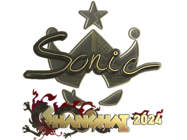 Sticker Slab | Sonic (Gold) | Shanghai 2024