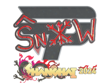 Sticker Slab | snow (Glitter) | Shanghai 2024