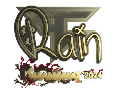 Sticker Slab | rain (Gold) | Shanghai 2024