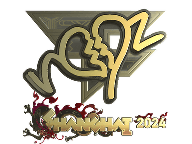 Sticker Slab | ropz (Gold) | Shanghai 2024