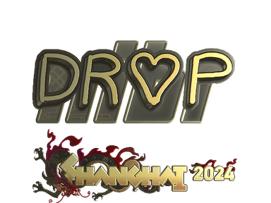 Sticker Slab | drop (Gold) | Shanghai 2024