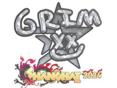 Sticker Slab | Grim (Glitter) | Shanghai 2024