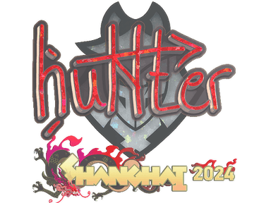Sticker Slab | huNter- (Glitter) | Shanghai 2024