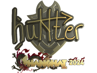 Sticker Slab | huNter- (Gold) | Shanghai 2024