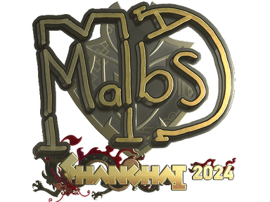 Sticker Slab | malbsMd (Gold) | Shanghai 2024