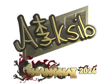 Sticker Slab | Aleksib (Gold) | Shanghai 2024