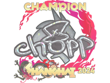 Sticker Slab | chopper (Glitter, Champion) | Shanghai 2024