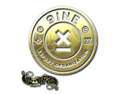 Sticker Slab | 9INE (Gold) | Paris 2023