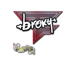 Sticker Slab | broky | Paris 2023