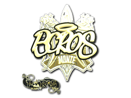 Sticker Slab | BOROS (Gold) | Paris 2023