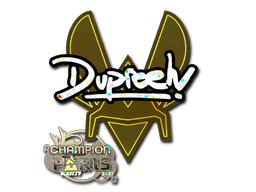 Sticker Slab | dupreeh (Glitter, Champion) | Paris 2023
