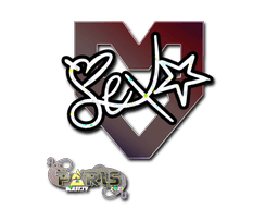 Sticker Slab | dexter (Glitter) | Paris 2023