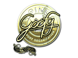 Sticker Slab | Goofy (Gold) | Paris 2023