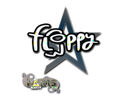 Sticker Slab | floppy (Glitter) | Paris 2023