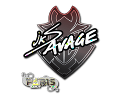 Sticker Slab | jks (Glitter) | Paris 2023