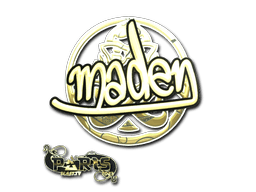 Sticker Slab | maden (Gold) | Paris 2023