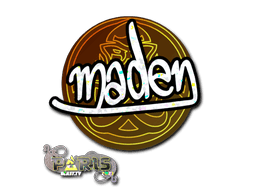 Sticker Slab | maden (Glitter) | Paris 2023