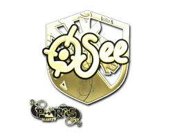 Sticker Slab | oSee (Gold) | Paris 2023