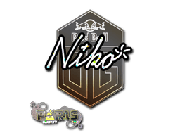 Sticker Slab | niko (Glitter) | Paris 2023