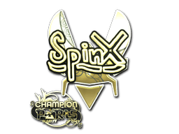 Sticker Slab | Spinx (Gold, Champion) | Paris 2023