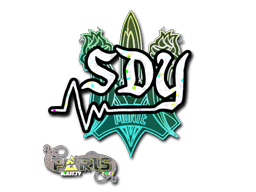 Sticker Slab | sdy (Glitter) | Paris 2023