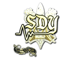 Sticker Slab | sdy (Gold) | Paris 2023
